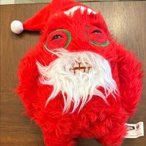 Fuggler Red Plush Santa Toy Christmas Holiday